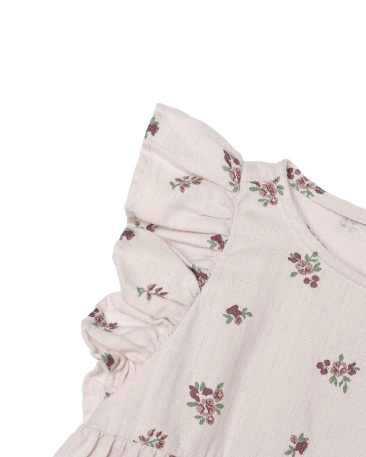 Vestido algodón flores bebe