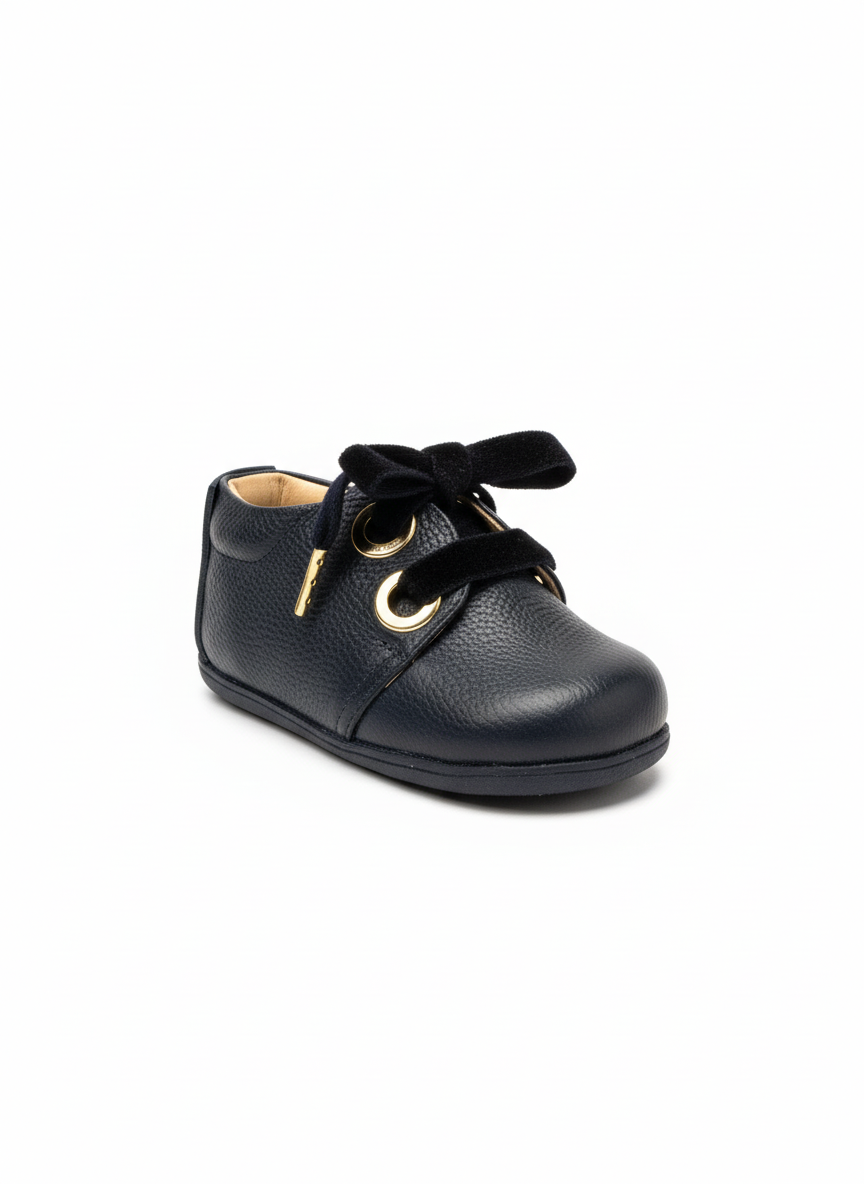 Zapatos azul cordón