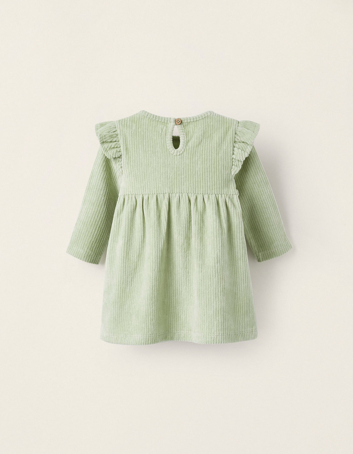 Vestido pana suave bebé