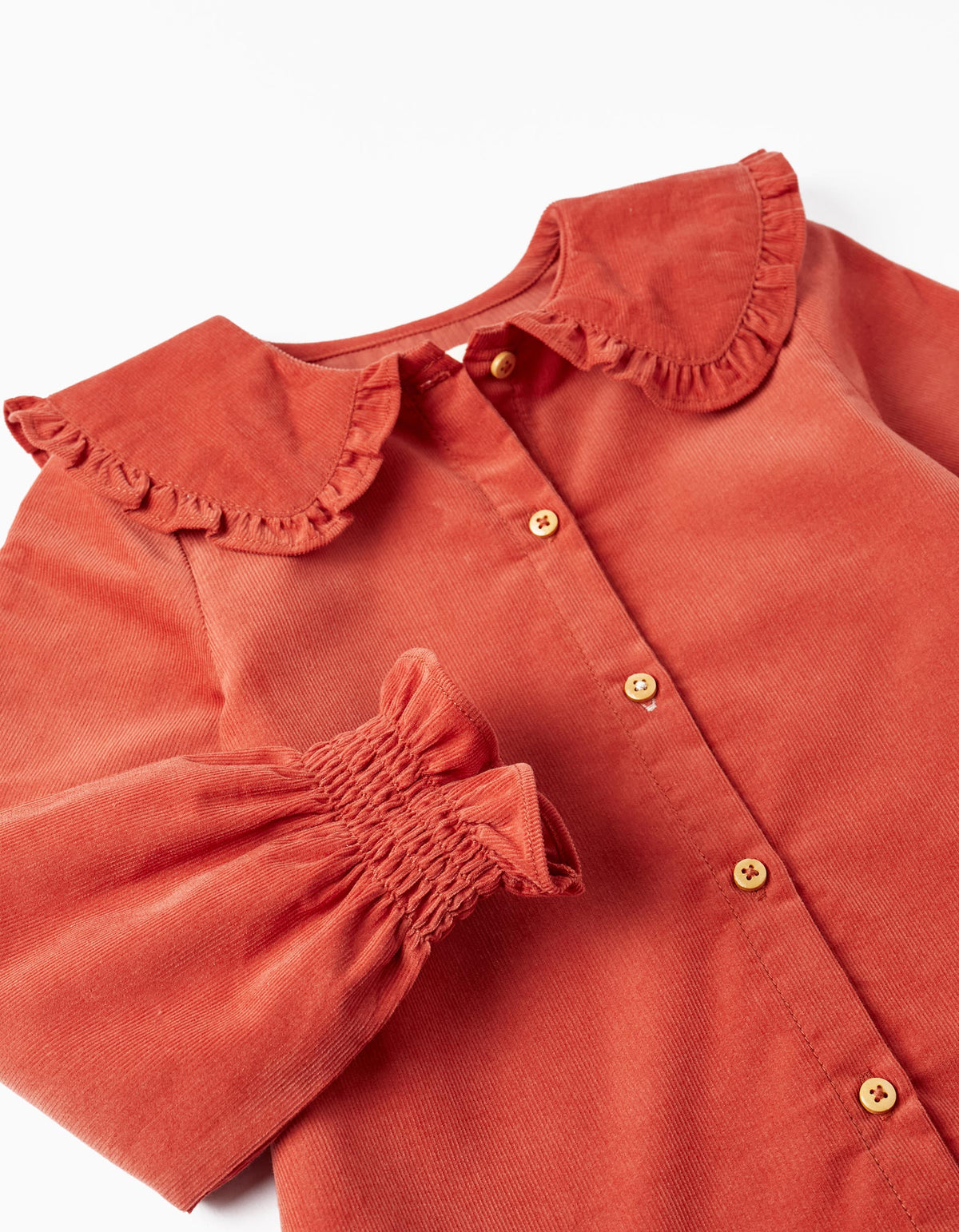 Blusa en pana con botones