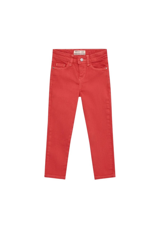 Pantalón Jean de color fresa