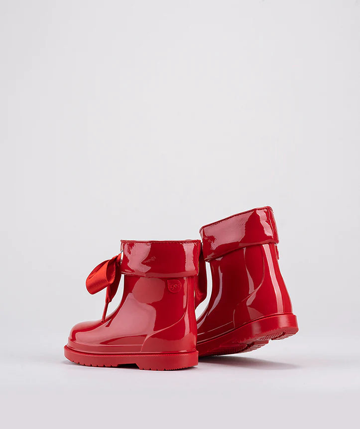 Botas Bimbi lazo rojo