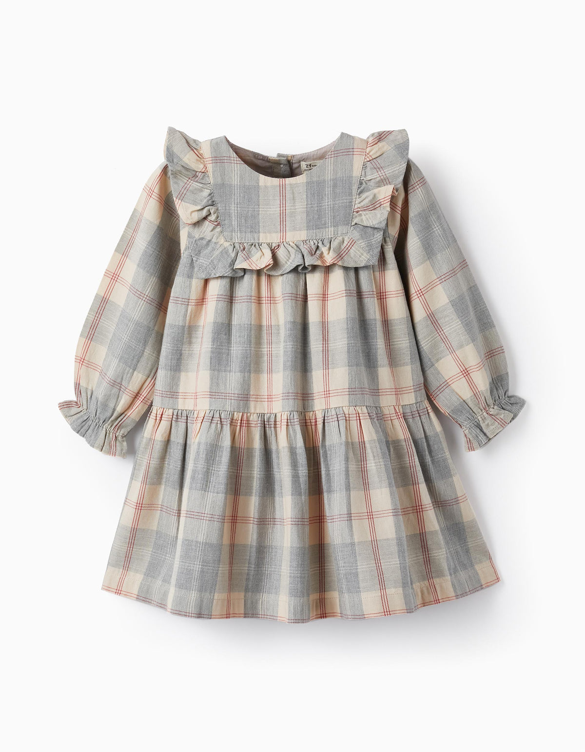 Vestido cuadros bebé