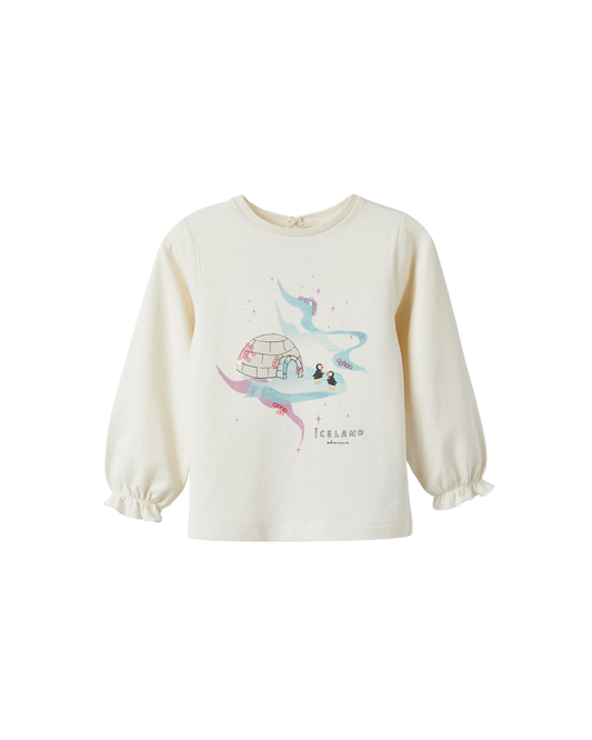 Blusa algodón bebé niña