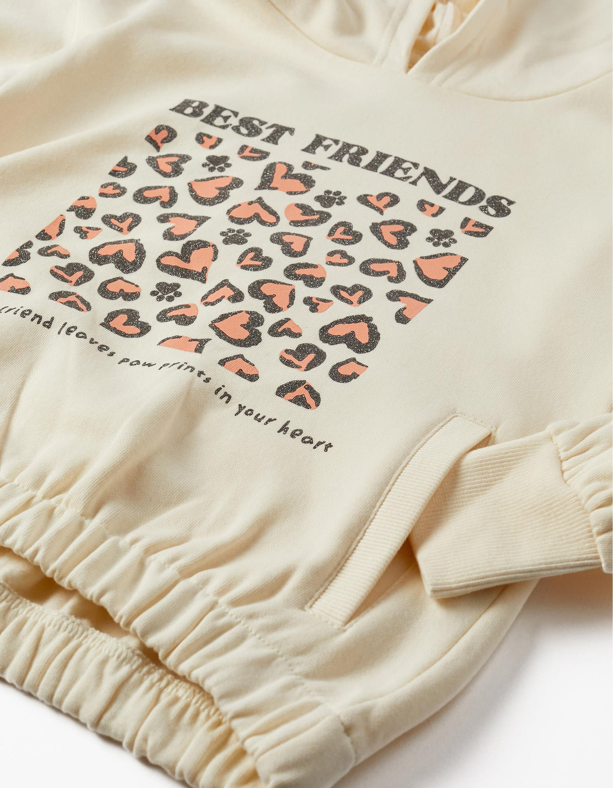 Buso con capota estampado animal print