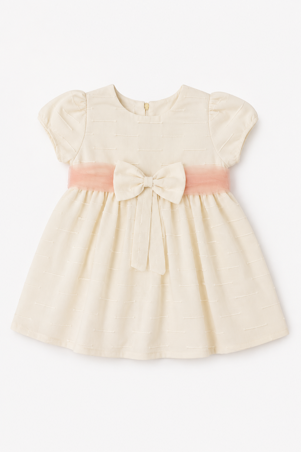 Vestido fresco bebe color beige