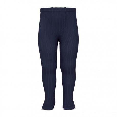 Medias pantalón cóndor canalé Marino niña