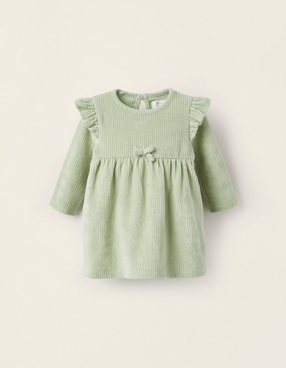 Vestido pana suave bebé