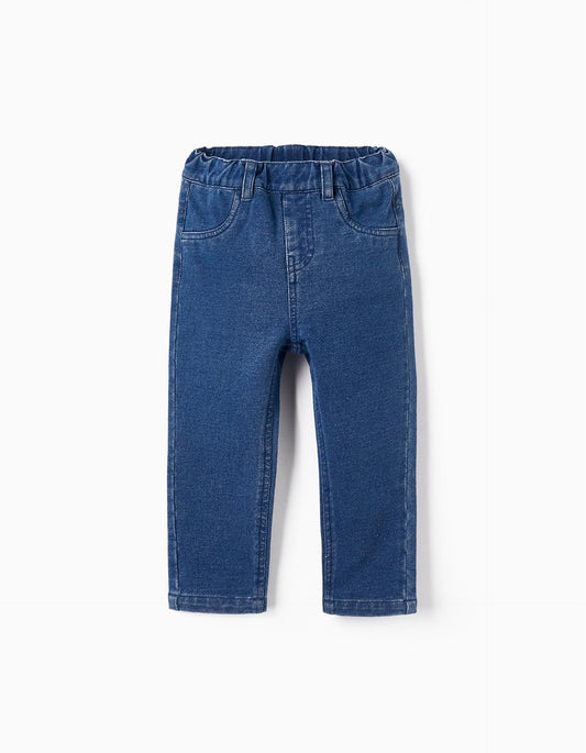 Jean elástico para bebe niña