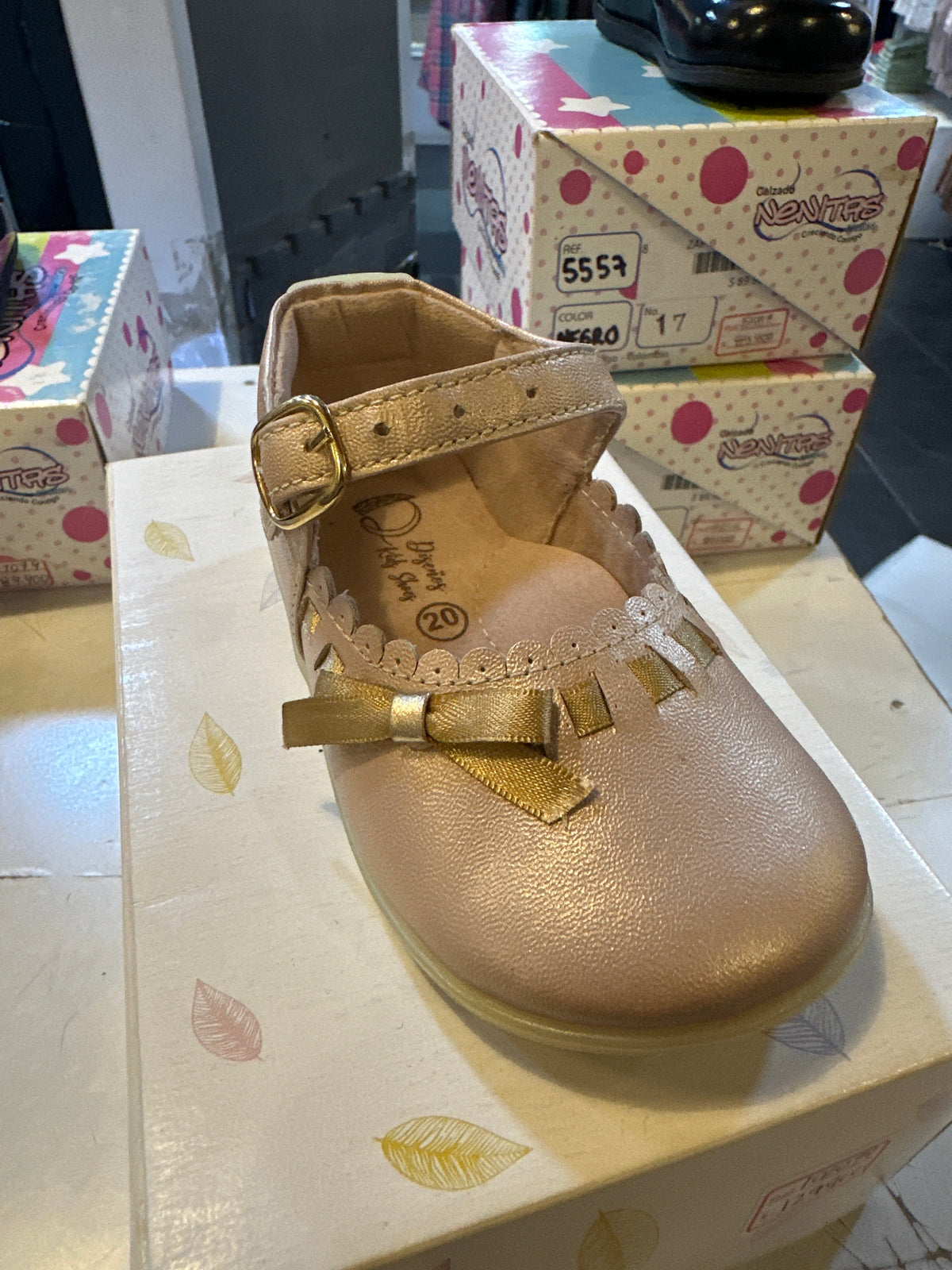 Zapatos cinta niña