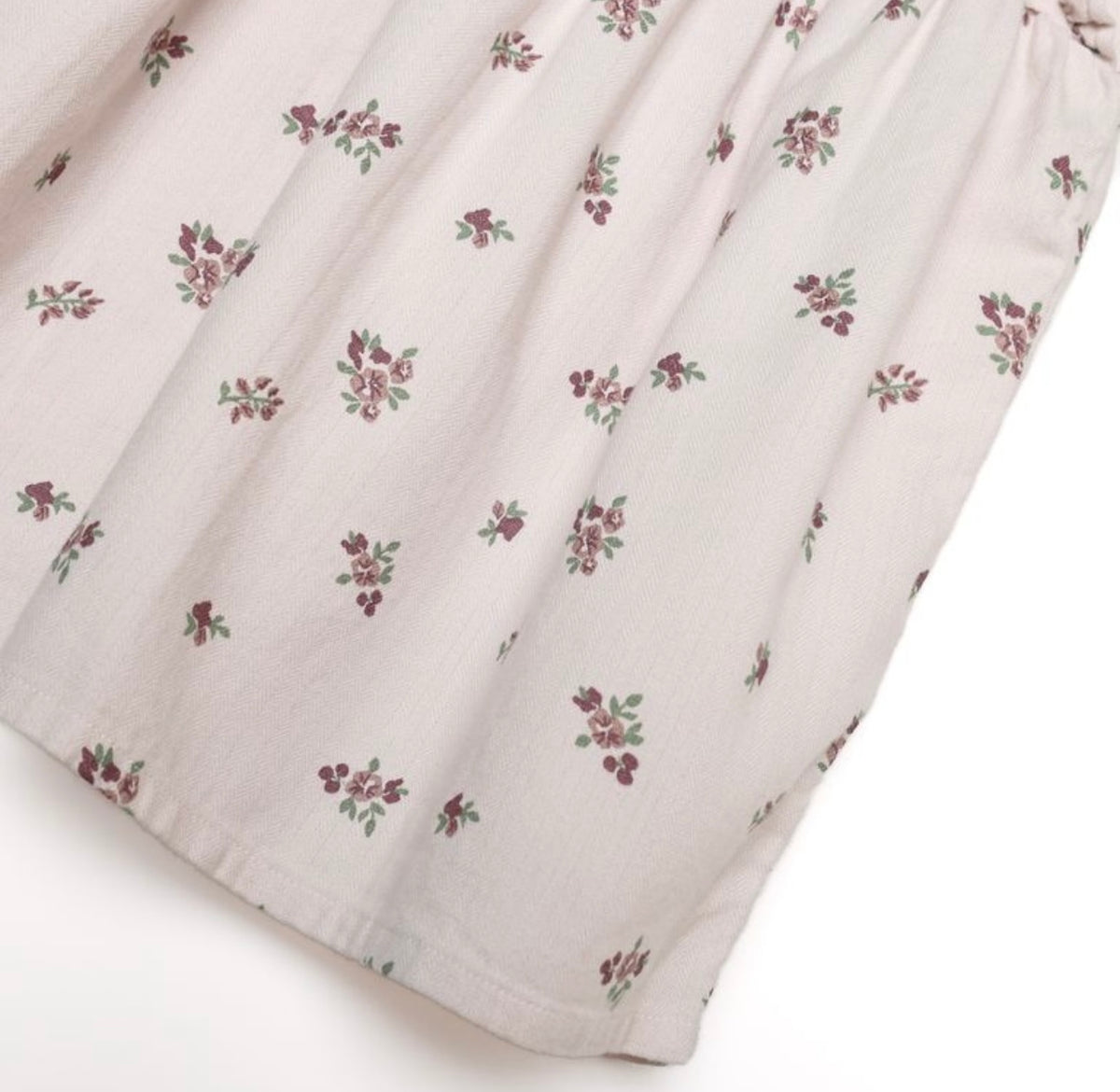 Vestido algodón flores bebe
