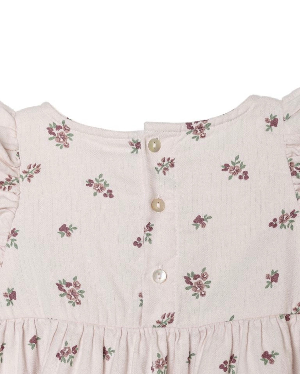 Vestido algodón flores bebe