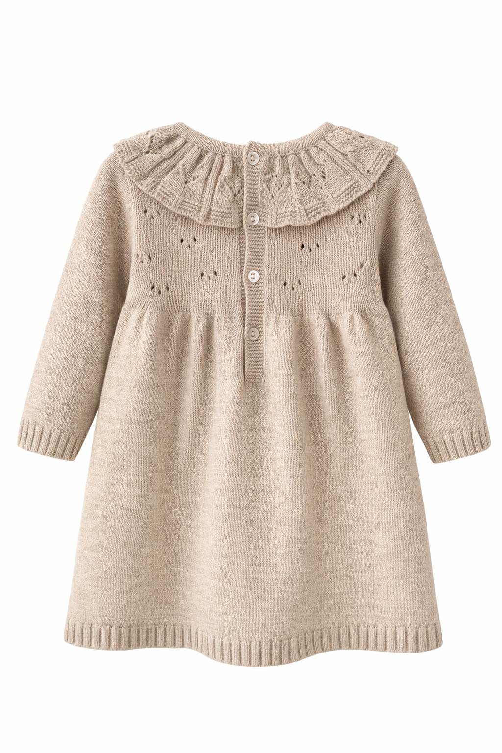 Vestido tejido en hilo bebé
