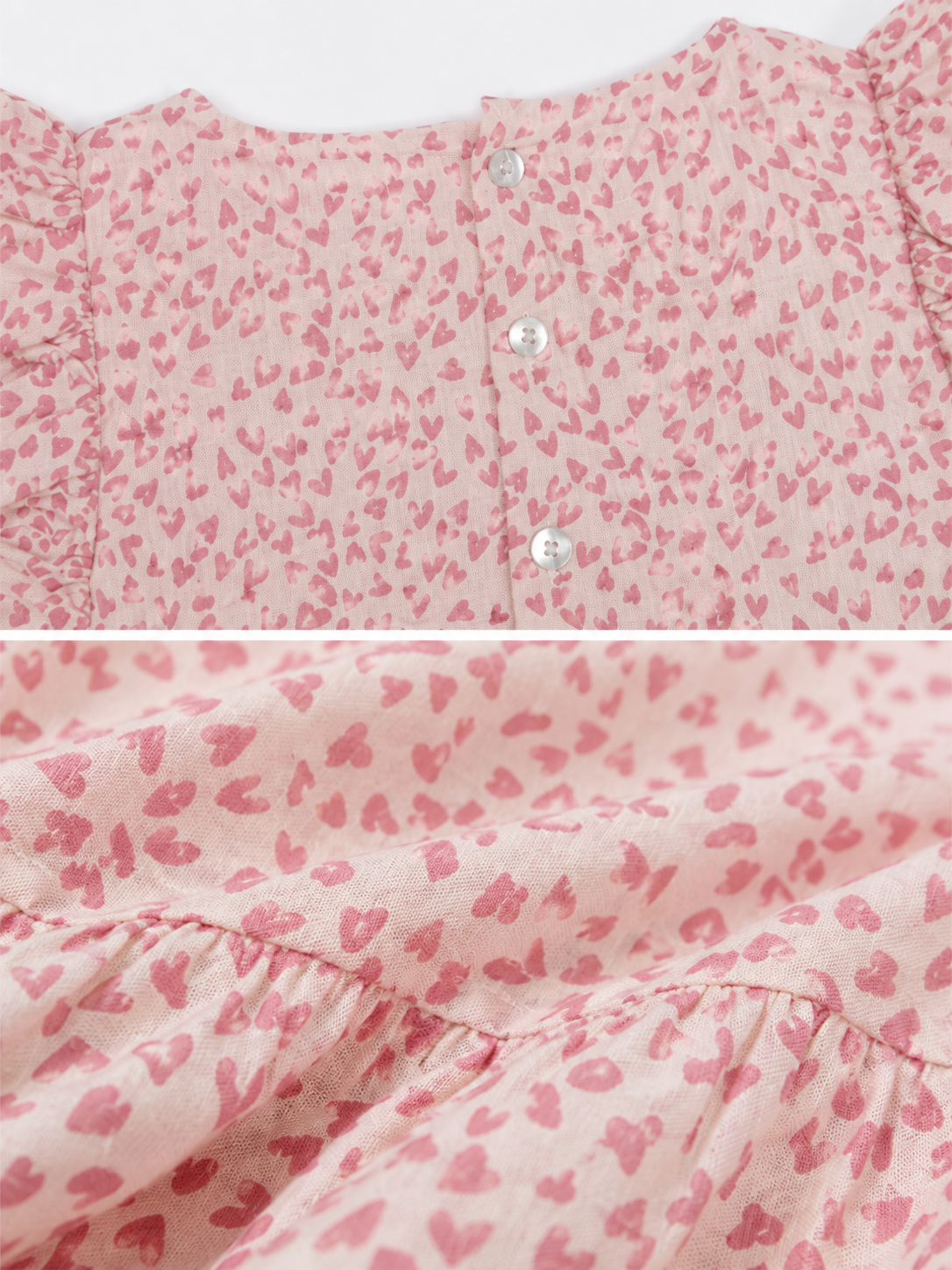 Vestido corazones bebé