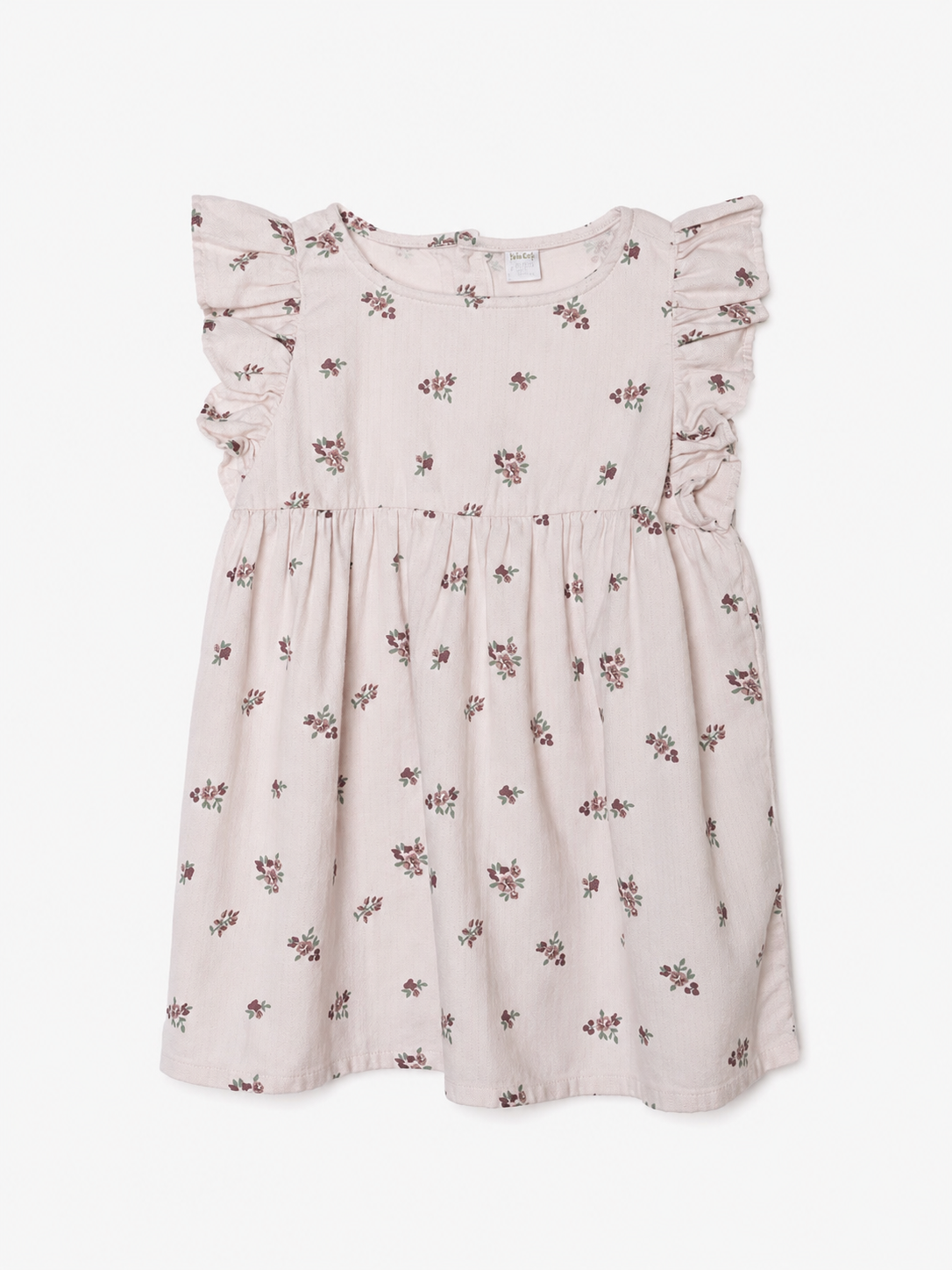 Vestido algodón flores bebe
