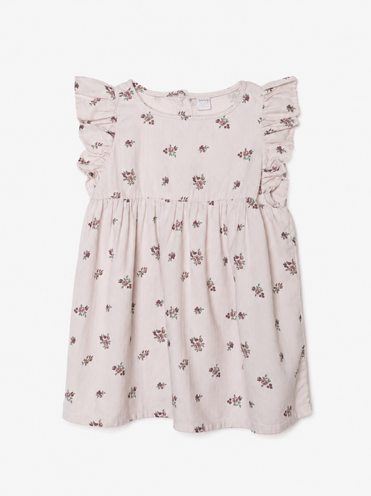Vestido algodón flores bebe