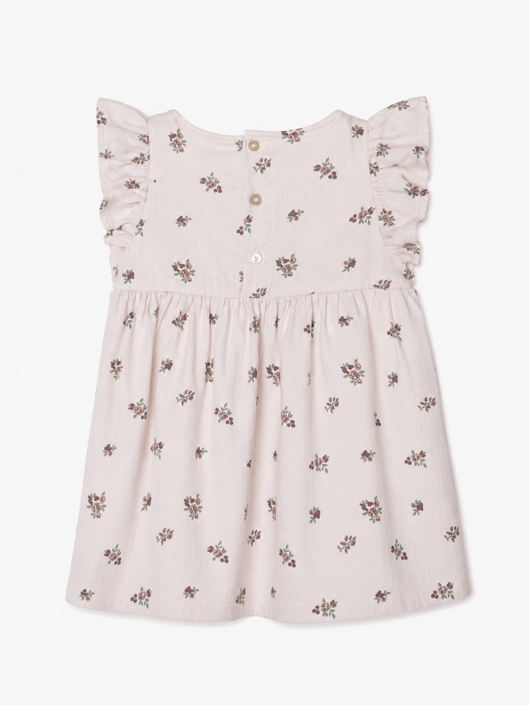Vestido algodón flores bebe